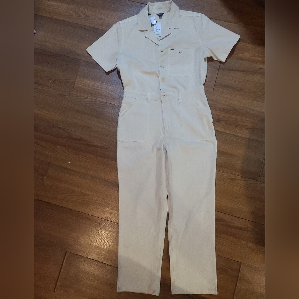 Buffalo David Bitton Cream Jumpsuit